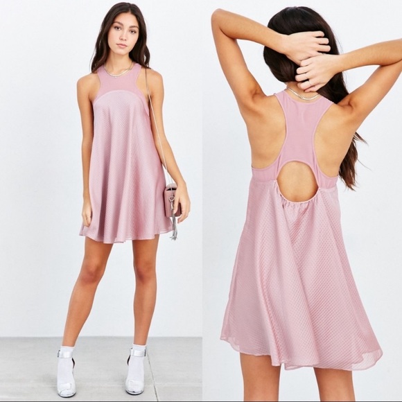Urban Outfitters Silence + Noise Pink Mini Dress - Picture 1 of 4